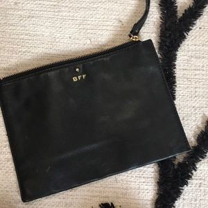 Kate spade BFF black leather wristlet